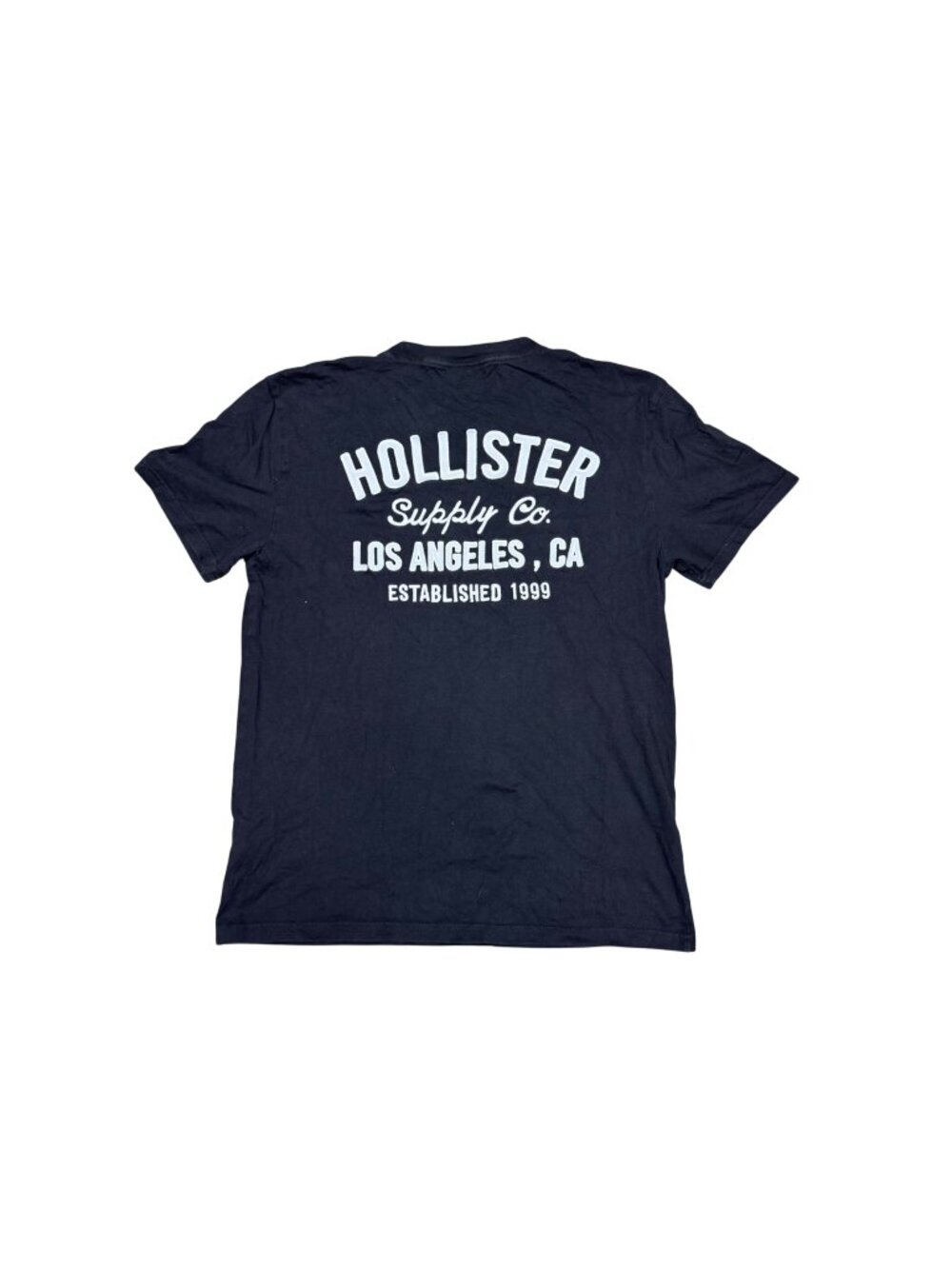 Vintage Y2K Hollister California Polo Shirt Small Surf Preppy Beach Navy Blue